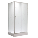 Душова кабіна з низьким піддоном MIXXUS HARD SCT01-100x90x198-TR CHROME прозоре скло 5мм NEW (MI8368)