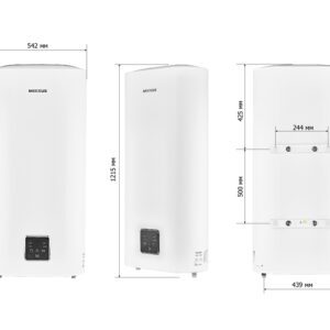 Водонагрівач "Плоский" MIXXUS EWH-10100 FLAT DRY накопичувальний 100 л, сухий тен 2 kW (WH0599)