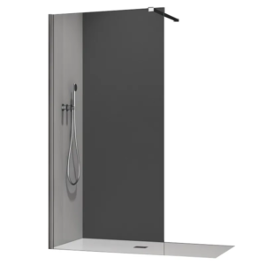 Душова перегородка Walk-In KOER SR SP01-120x200-TR-01 прозоре скло EASY CLEAN 8мм хром (KR5394)
