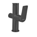 Змішувач для кухні MIXXUS PREMIUM DERBY 021 NUT BLACK REFL.BLACK з гнучким виливом з виходом для питної води (Колір чорний+вилив чорний) (MI6606)