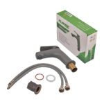 Змішувач для умивальника PLAMIX LUCAS-001 SET GRAPHITE (з підведенням) (Колір графіт) (PM6100)