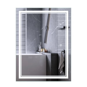 Дзеркало MIXXUS PREMIUM QUADRO MR20-90x70-REVERSE з LED Touch, Anti-fog, димером, рег. яскравості (MP6621)