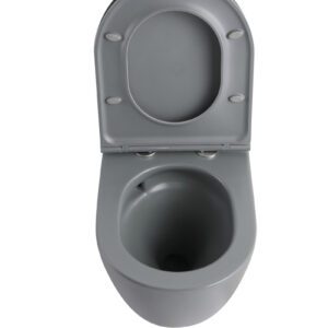 Унітаз підвісний MIXXUS PREMIUM ELLIPSE-0308-T3 GRAY 490x360x360mm система змиву TORNADO 3.0 (MP6654)