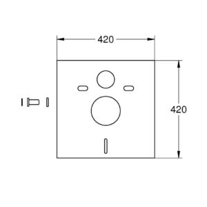 Комплект для звукоізоляції Grohe (37131000)