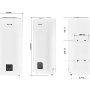 Водонагрівач "Плоский" MIXXUS EWH-09050 FLAT WET накопичувальний 50 л, мокрий тен 2 kW (WH0594)