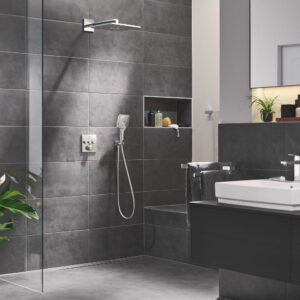 Душова система прихованого монтажу на 3 виходи з термостатом Grohe Grohtherm SmartControl (34864000)