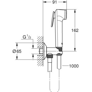 Гігієнічний душовий набір Grohe Tempesta-F Trigger Spray (26358000)