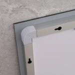 Дзеркало MIXXUS HARD MR06-50x80 з LED Touch, Anti-fog, димером, рег. яскравості, годинником (MI6011)