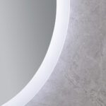 Дзеркало MIXXUS PLAIN MC10-60 з LED Touch, Anti-fog, димером, рег. яскравості, годинником (MI6013)