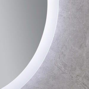 Дзеркало MIXXUS PLAIN MC10-60 з LED Touch, Anti-fog, димером, рег. яскравості, годинником (MI6013)