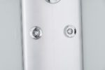 Бокс душовий з гідромасажем з високим піддоном MIXXUS STRONG SBH01-90x90x215-FB SATIN матове скло 4мм (MI6888)