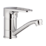 Змішувач для умивальника HAIBA OPUS 555-15CM NUT (Колір хром) (HB0336)