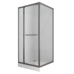 Душова кабіна з низьким піддоном MIXXUS STYLE SCT01-90x90x200-TR GRAPHITE прозоре скло 6мм (MI8432)