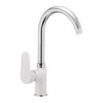 Змішувач для кухні MIXXUS COLORADO 014 NUT WHITE (Колір білий/хром) (MI1641)