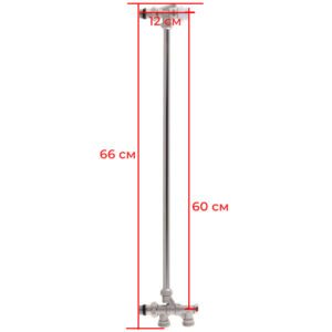Блок нижнього підключення радіатора з трубкою Koer KR.1135 (KR2896)