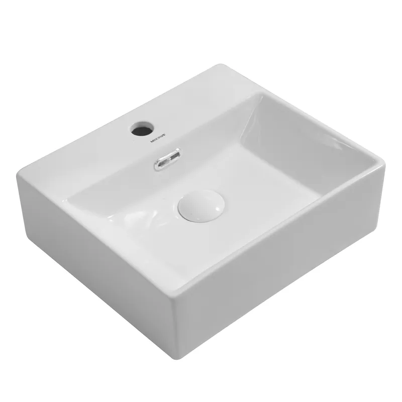 kcs-15321f328787b7bb52b44826.png Раковина підвісна-накладна MIXXUS PREMIUM QUADRO-0205 410х360х130mm (отвір під змішувач, перелив) (MP6508)