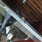 Двері у нішу розсувні KOER SR SD05-120x200-TR-01 прозоре скло EASY CLEAN 6мм хром (KR5405)