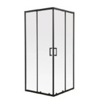 Душова кабіна без піддону MIXXUS PREMIUM DIVERSE SC02-90x90x195-TR BLACK прозоре скло 5мм (MI6862)