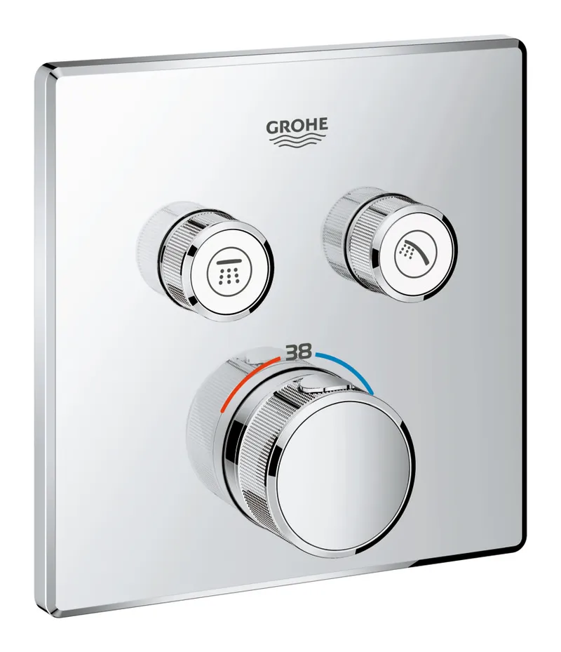kcs-1a7e1292ffe5496d5490f5f1.png Термостат прихованого монтажу на 2 споживача Grohe Grohtherm SmartControl (29124000)