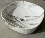 Раковина накладна MIXXUS PREMIUM DIVERSE-0104 MARBLE 370х370х135mm (MP6537)