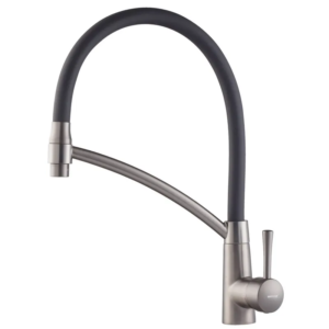 Змішувач для кухні MIXXUS PREMIUM ROSSI 017 GRAPHITE REFL.BLACK (Колір графіт+вилив чорний) (MI6829)
