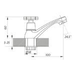 Монокран на одну воду Zerix JIK15 102-A (ZX2756)