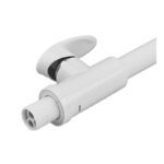 Змішувач для кухні PLAMIX CEZAR-017 SET WHITE REFL.WHITE з силіконовим виливом (з підведенням) (PM0743)