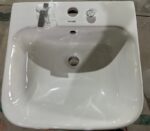 Раковина моноблок MIXXUS BEVEL-1101 450х435х830mm (отвір під змішувач, перелив) (MI6697)