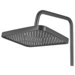 Душова колона Champion PBR-009-J Graphite зі змішувачем з кнопковим перемикачем, 4 режими (CH6502)
