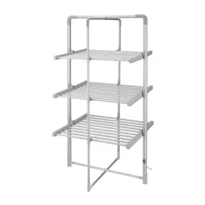 Сушарка для білизни електрична ZERIX Comfort EDC-6872-SILVER 300W, 220-240V (ZX6215)
