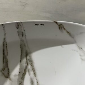 Раковина накладна MIXXUS PREMIUM DIVERSE-0104 MARBLE 370х370х135mm (MP6537)
