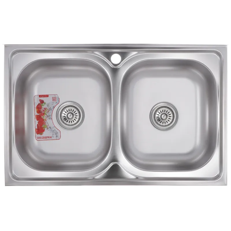 kcs-3fa9411608a5630847ae2e22.png Мийка кухонна Zerix Z8050D-08-180MD Double (micro decor) (ZM0613)