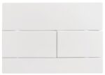 Панель змиву KOER KT-0603-03 240x160x10mm пластикова, кнопка лінійна (колір білий) (KR5318)