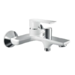 Змішувач для ванни HAIBA ALEX 009 EURO WHITE-CHROME (Колір білий хром) (HB9568)