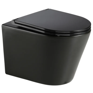 Унітаз підвісний MIXXUS PREMIUM BEVEL-0301-T3 BLACK 515х355х365mm система змиву TORNADO 3.0 (MP6595)
