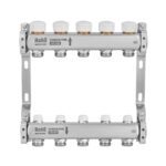 Колектор з термостатичними та запірними клапанами Roho R805-05M - 1"x 5 вих. (RO1045)