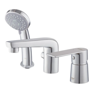 Змішувач на борт ванни HAIBA ALEX 022 (3-HOLE) (Колір хром) (HB3945)