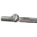 Двері у нішу розсувні KOER SR SD06-140x220-TR-01 прозоре скло EASY CLEAN 8мм хром (KR5368)