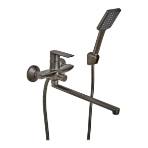 Змішувач для ванни HAIBA ALEX 006 EURO GRAPHITE (Колір графіт) (HB3997)