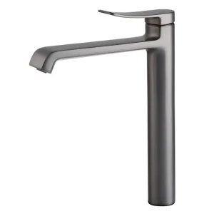 Змішувач для умивальника високий MIXXUS PREMIUM DALI 001 HIGH NUT GRAPHITE (Колір графіт) (MI6757)