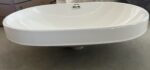 Раковина врізна на стільницю MIXXUS PREMIUM ELLIPSE-1601 600х400х190mm (перелив) (MP6569)