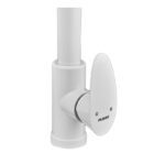 Змішувач для кухні PLAMIX CEZAR-017 SET WHITE REFL.WHITE з силіконовим виливом (з підведенням) (PM0743)
