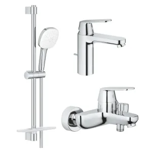 Набiр змiшувачiв 3 в 1 для ванни Grohe Eurosmart Cosmopolitan (UA126112M3)