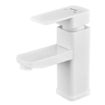 Змішувач для умивальника PLAMIX KUB-001 WHITE (без підведення) (Колір білий) (PM0008)