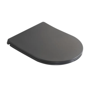 Сидіння-кришка для унітазу MIXXUS PREMIUM SEAT COVER ELLIPSE-2005 GRAY 445х360х37mm дюропластове швидкознімне з мікроліфтом (MP6685)