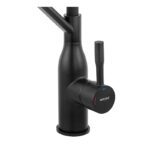 Змішувач для кухні MIXXUS PREMIUM GRAVITY 017 NUT BLACK REFL.BLACK (Колір чорний+силік. вилив чорний) (MI8408)