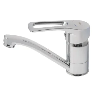 Змішувач для умивальника HAIBA FOCUS 555-15CM NUT (Колір хром) (HB0135)