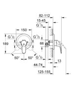 Змішувач для душу Grohe Euroeco New (32742000)