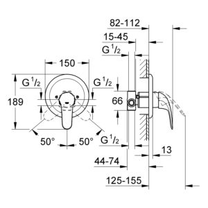 Змішувач для душу Grohe Euroeco New (32742000)
