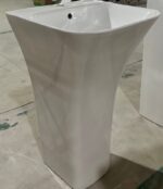 Раковина моноблок MIXXUS BEVEL-1101 450х435х830mm (отвір під змішувач, перелив) (MI6697)